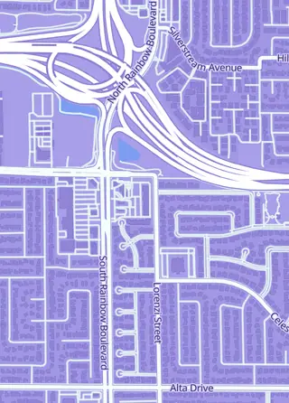 Street map around Dub32trey Collectibles, Las Vegas