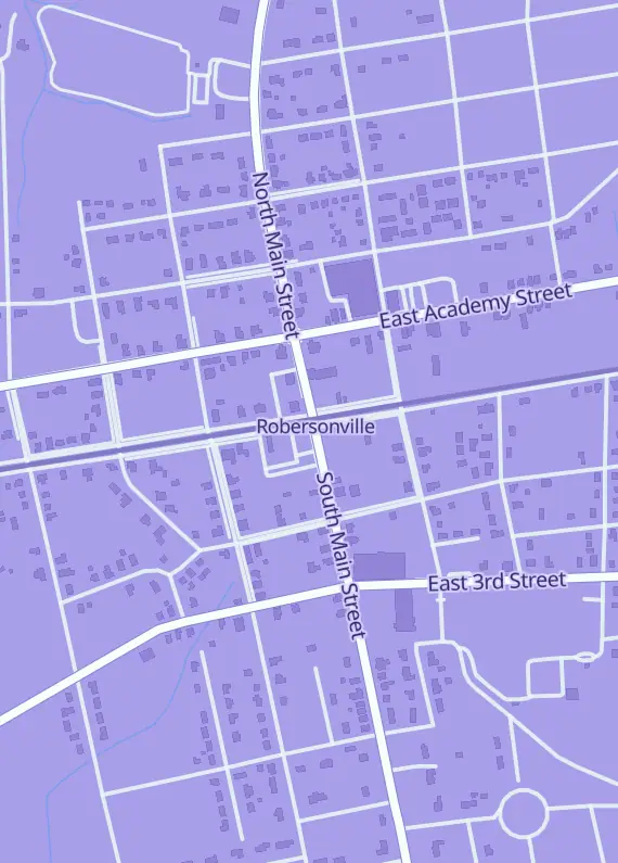 Street map around East Carolina Collectibles, 101 S Main St, Robersonville, NC
