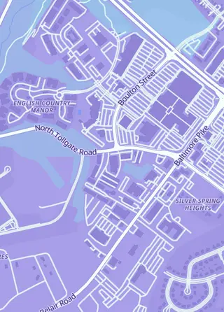 Street map around East Coast Airsoft, Bel Air