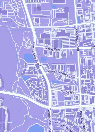 Street map around Elite 4 Collectibles, Parker