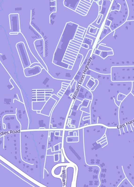 Street map around Elite 4 TCG & Sports, 5321 William Flinn Hwy Unit 2, Gibsonia, PA