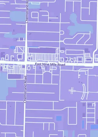 Street map around Emerald Fortress Home of Anchor Up Sports, Pensacola