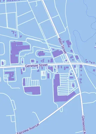 Street map around Empyrean City Collectibles, Oneida