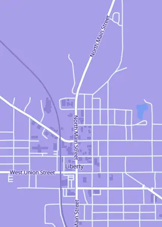 Street map around Escape TCG & More, Liberty