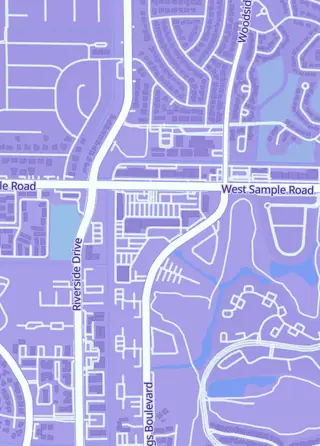 Street map around Family Cards and Games, Margate