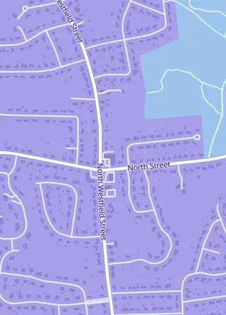 Street map around Fearless Cards & Collectibles Feeding Hills, Agawam