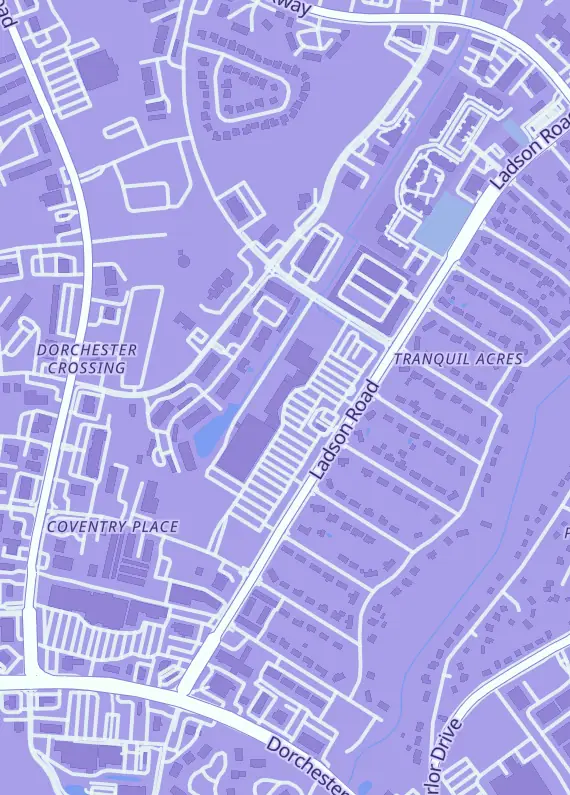 Street map around Final Round Game Shop, 4530 Ladson Rd, Summerville, SC
