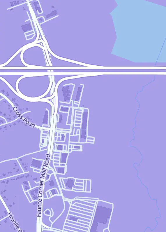 Street map around First Edition Collectibles, 145 Faunce Corner Mall Rd Unit 2 N, Dartmouth, MA