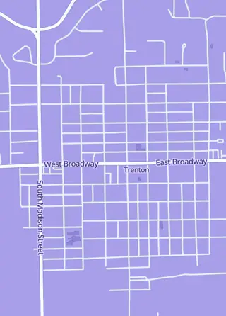 Street map around Five Star Sports Cards 618, Trenton