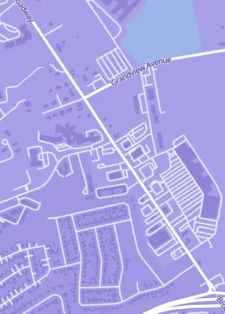 Street map around Game Citadel, Bangor