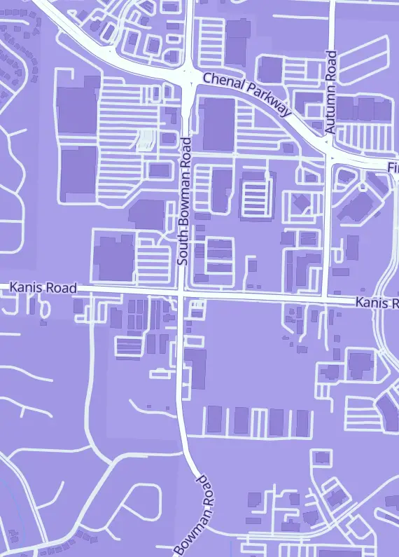 Street map around Game Goblins, 1121 S Bowman Rd Ste C7, Little Rock, AR