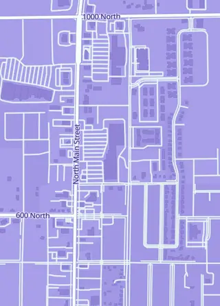 Street map around Game Haven Tooele, Tooele
