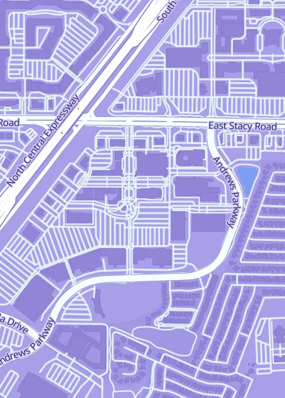 Street map around Game Nerdz - Allen, 190 E Stacy Rd #1334, Allen, TX