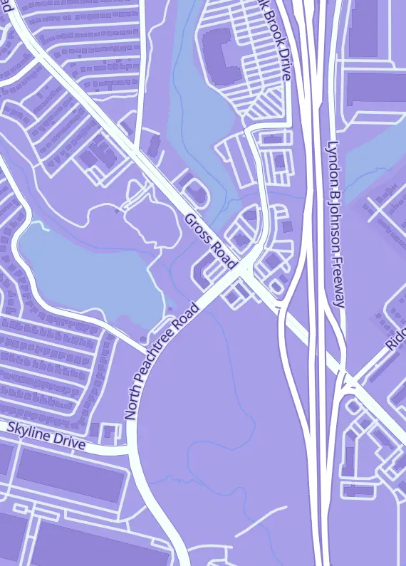 Street map around Game Nerdz - Mesquite, 1425 Gross Rd #102, Mesquite, TX