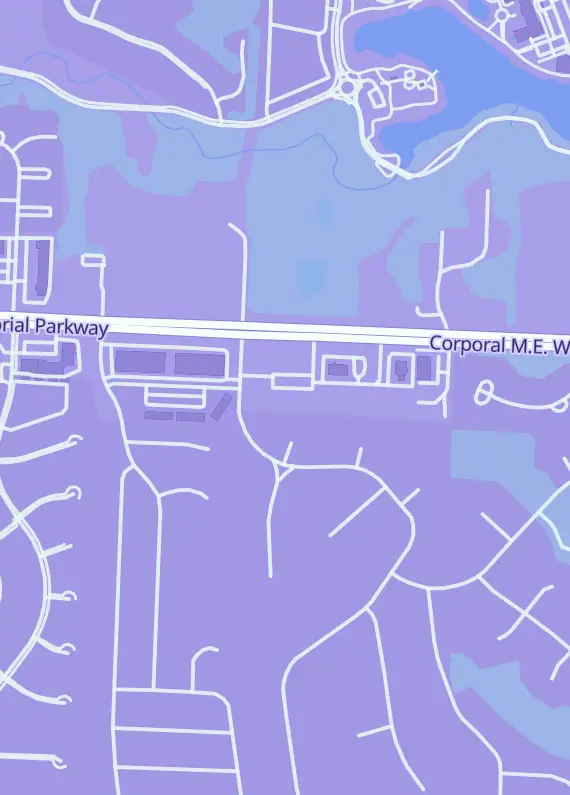 Street map around Gamers Getaway KC, 17601 US-40 Suite F, Independence, MO