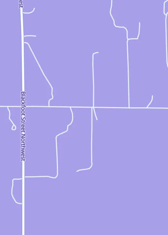 Street map around Gamers Row, 3872 Sullivan Wood Trail NW, Isanti, MN