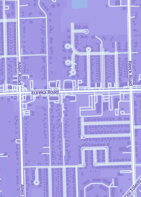 Street map around GameTime, 18829 Eureka Rd, Southgate, MI