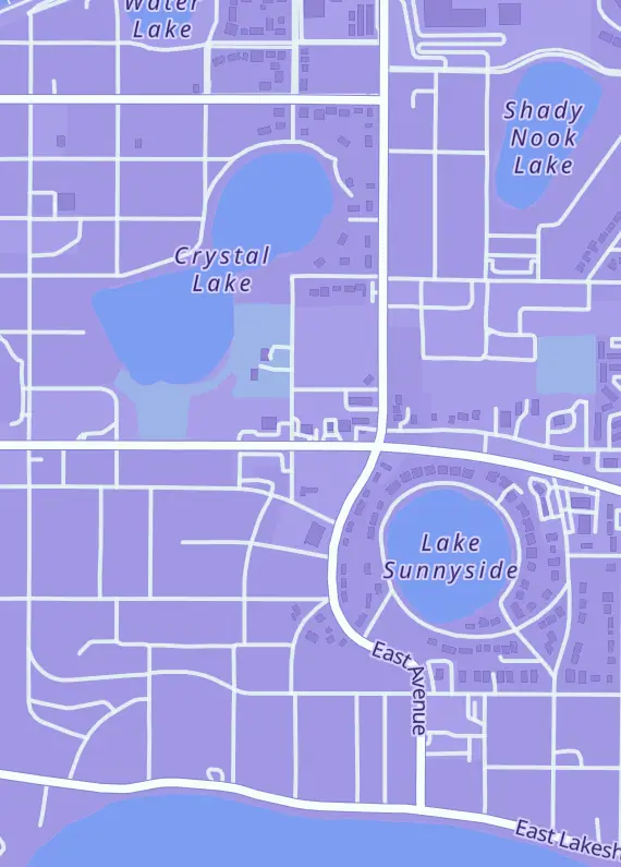 Street map around Gastly Ashley Trading Co., 182 W Hwy 50, Clermont, FL