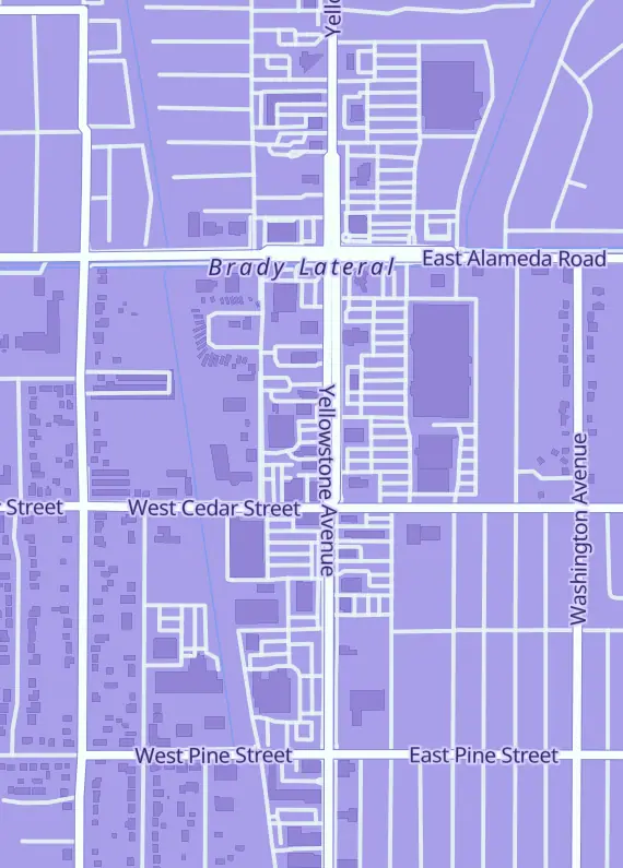 Street map around Gate City Games, 777 Yellowstone Ave Ste A, Pocatello, ID