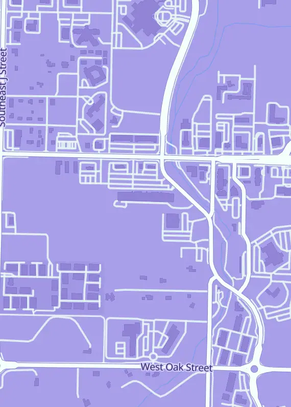 Street map around Gear Gaming - Bentonville, 1400 SE Walton Blvd Ste 28, Bentonville, AR