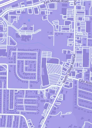 Street map around Gear Gaming - Fayetteville, Fayetteville