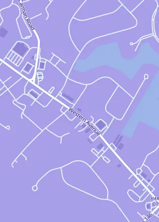 Street map around GeekMe, Guilderland