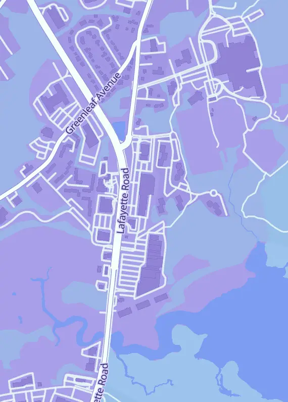 Street map around Gen X Gaming, 599 Lafayette Rd, Portsmouth, NH