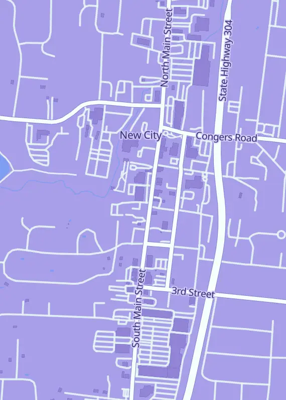 Street map around Get Good Gaming Company, 71 S Main St, New City, NY