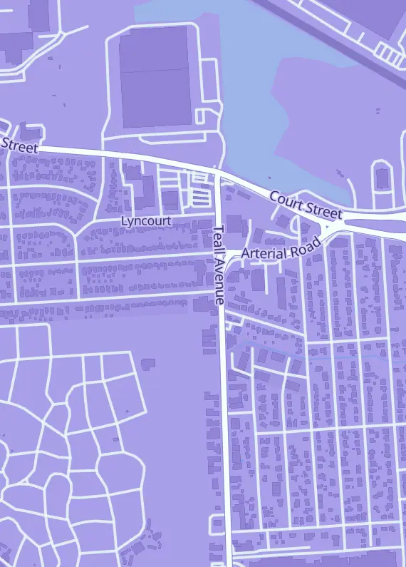 Street map around GG Cards and Breaks, 639 Delmar Pl, Syracuse, NY