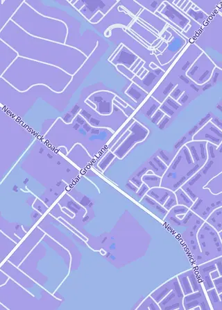 Street map around Gilded Raven Games, Somerset