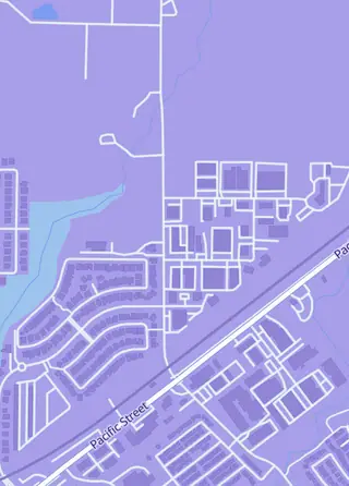 Street map around Gold River Distributors, Rocklin