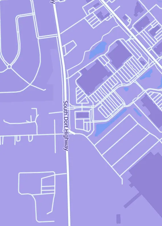 Street map around Golden Lair Games - Grand Blanc, 6309 Dort Hwy, Grand Blanc, MI