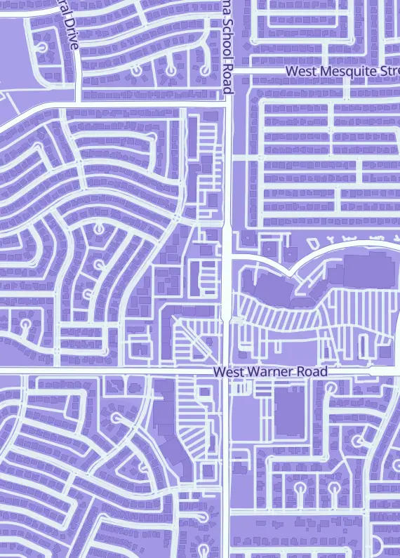 Street map around Grail Collectibles, 2160 N Alma School Rd Ste 112, Chandler, AZ