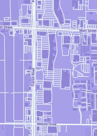 Street map around Great Lakes Sports Cards, Buffalo