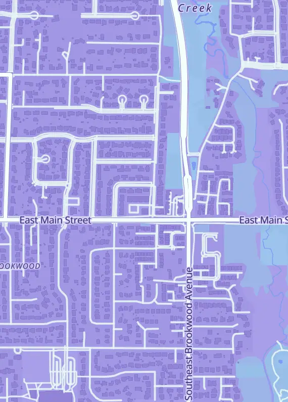 Street map around Grove Warden Games, 147 NE 43rd Ave, Hillsboro, OR