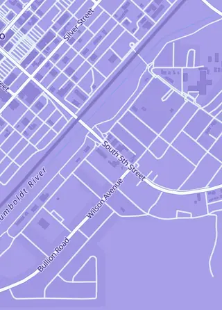 Street map around H-YPE - Cards & Collectibles, Elko