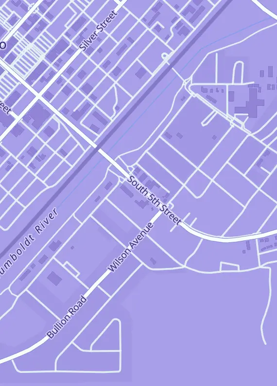 Street map around H-YPE - Cards & Collectibles, 438 S 5th St, Elko, NV