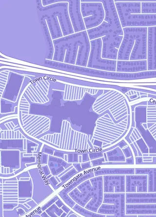 Street map around Haiku Pop Gaming & Collectibles, Moreno Valley