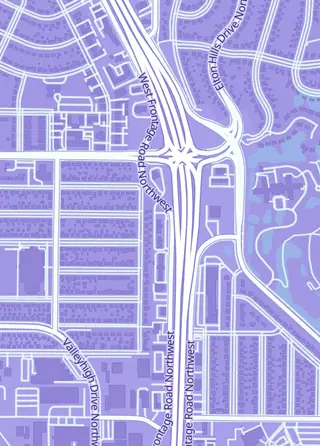 Street map around Hidden Gem! Computers, Gaming, & More, Rochester