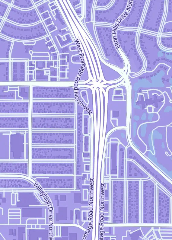 Street map around Hidden Gem! Computers, Gaming, & More, 1765 Highway 52 N Lowr, Ste 200, Rochester, MN