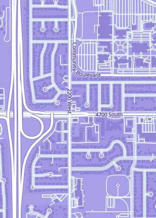 Street map around High Gear Games & Hobbies, Taylorsville