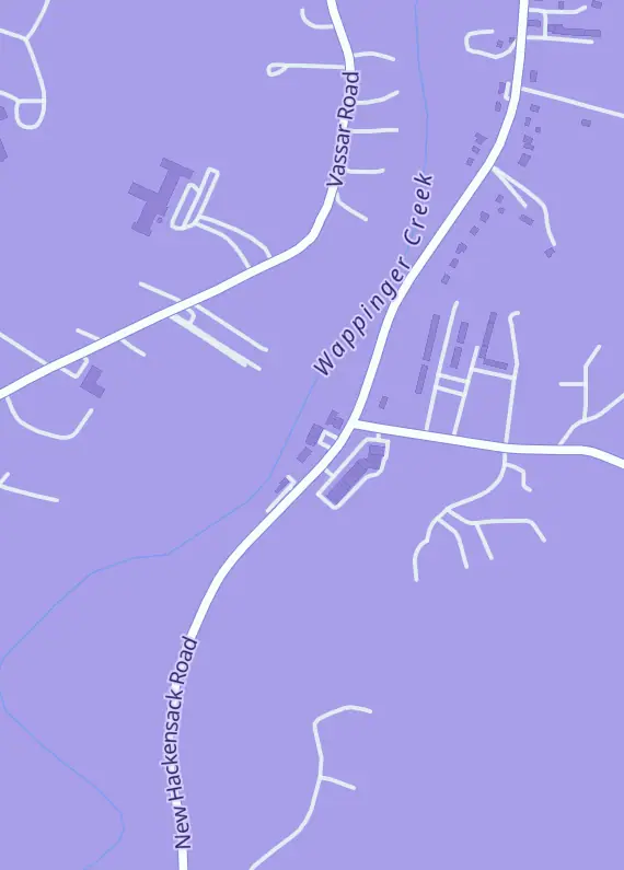 Street map around High Noon Comics, 1821 NY-376, Wappinger, NY