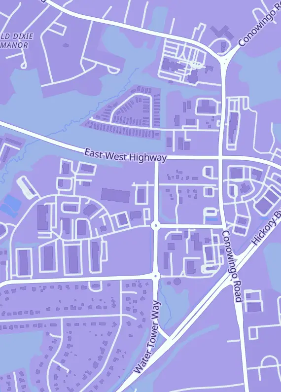 Street map around Hitmen Sports Breaks, 1694 Water Tower Way Suite 105, Forest Hill, MD