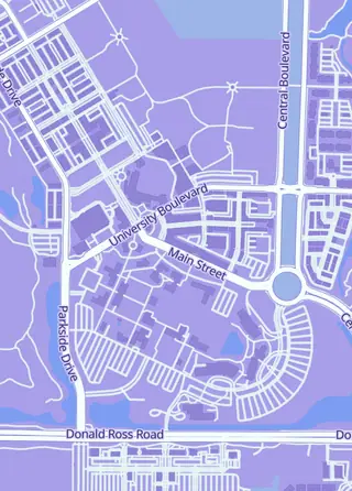 Street map around Hobby Card Shop, Jupiter