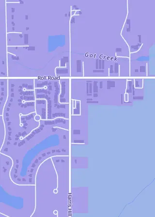 Street map around Hobby Spirit, Clarence