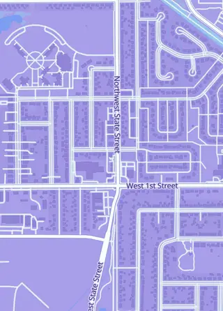 Street map around hobbykita, Ankeny
