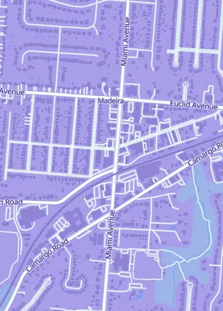 Street map around Hobii House, Madeira