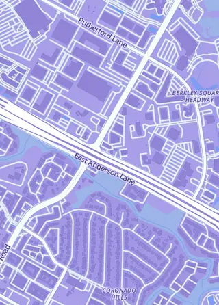 Street map around Home Town Cards & Collectibles, Austin