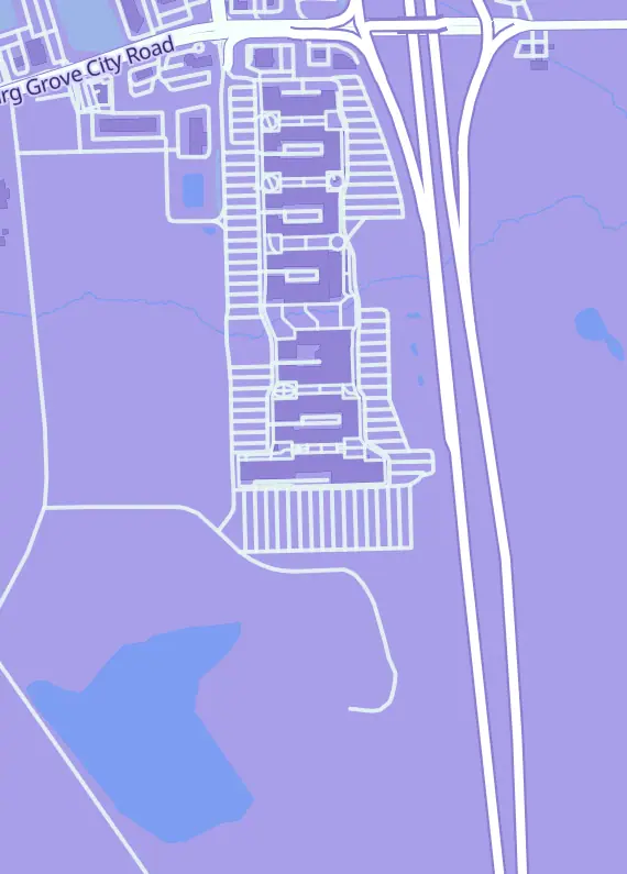 Street map around In The Zone Gaming Grove City, 1911 Leesburg Grove City Rd #1130, Springfield Township, PA