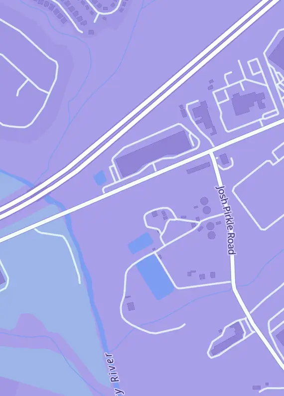 Street map around Inner Nerd - Cards, Collectibles & Comics, 1667 Broadway Ave, Braselton, GA